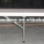 183 folding bench resine with the steel structure