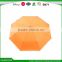 2016 high quality 21"*8K auto open and close 3 folding orange umbrella