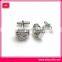 Chinese knot design metal button cufflinks