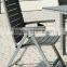 High quality aluminum plastic wood foloding chair garden folding furniture