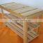 Wholesale New design factory price fashion wooden shoe rack for living room