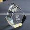 2016 clear crystal glass paperweight