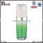 15/30ml transparent top cap lid aluminum silver pump acrylic plastic bottle double wall inside pp inner lotion cream