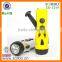 New Style 2016 Rechargeable LED Flashlight Manufacturer with Alarm Charger AM FM Radio