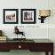 1031-6 a warm tan burlap shade Bronze Metal Swing Arm Wall Lamp decorate your home                        
                                                Quality Choice