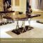 Stainless Steel Dining Table Ebony Veneer-JL&C Luxury Home Furniture