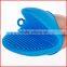 Waterproof heat resistant gloves with silicone