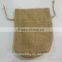 Custom Double Pull Jute Jewelry Pouch