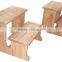 2016 Christmas Beauty wooden salon massage footrest chair