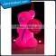 Electric Run inflatable led bear with inflatable lollipop for decoration