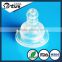 China factory wholesale large clear baby nipple silicone mustache pacifier