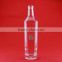 Best sale High Quality embosses beans shape bottles 750ml spirit bottle oblate glass bottles