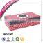 China professional manufacturer high quality leather tissue box storage