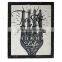 2016 New Design Wall Picture Jute Printed