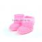 Pure Cotton Rubber Sole Baby Sock, baby girl comfortable boot, child flower Shoes