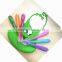 Bottom price new products 6 set silicone baby spoons fork