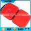 2016 dongguan red pu eva first aid hard case kit with mesh pocket