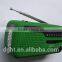 portable solar LED flashlight radio HT-555WB