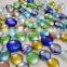 popular round flat glass marbles/glass beads