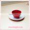 melamine tea cup saucer, custom printed tea cup and saucer