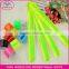 fluorescence color PVC reflective slap wrap bracelet with logo imprint