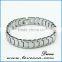 new promotional jewelry silver tungsten bio energy bracelet 4 in 1 health care bangles