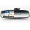 4.3inch car Bluetooth GPS navigation rearview mirror with rear camera diplay
