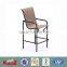 Mesh outdoor aluminium chair with mesh hanging