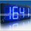 GPS error outdoor indoor led clock time sign 88:88:88 red blue color