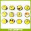 Whatsapp wechat fashion emoticon charms soft PVC mood charms pin