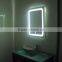 Illuminated Feature Bathroom Mirror Touch Sensor Switch Wall Mounted Bathroom Led Mirror With Defogger