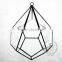 17*17*22cm geometric tower shape glass terrarium flower arrangement air plant planter home decoration 0100014