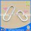Handbag handle zinc alloy strap buckle metal Oval shape o ring buckle YH4202