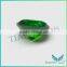 Free Sample Gemstone Wholesale Round Cut Emerald Green Cubic Zirconia , Synthetic Green CZ