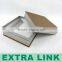 Custom Logo Printed White Kraft Paper Book Shaped Wallet Gift Box