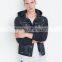 Men's Denim Fleece Hooded denim jeans Jacket fleece lined denim jacket (LOTJ275)