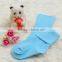 High quality solid color autumn winter thick thermal long sport socks kids children