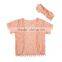 Children clothes latest baby girl tops short sleeve baby girl shirt for summer