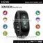 Digital silicone bracelet pedometer with continuous heart rate monitor bluetooth activity tracker