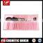 18 pcs New product cute pink cosmetic brush set