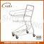Grocery / supermarket basket trolley/double supermarket basket