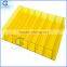 Top selling 8' * 4' 6mm twin walls hollow polycarbonate sheet for roofing manufacturer