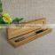 Unfinished custom natural wooden pen display box case
