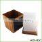 Popular Square Bamboo Storage Box With Blackboard Homex_BSCI/ SGS