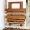 Hot selling wooden folding table walnut wood oil painted