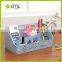 emc Desktop Household Makeup Storage Plastic Box with dividers
