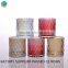 rotary candle holder amber candle jar glass
