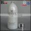 130ml hot products logo screen printing white glass bottle silver aluminum cap for cosmetic toner lotion china suppliers