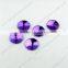 DZ-1041 round flat back glass stones for clothing