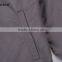 100% Nylon Men's Collar Zipper Gray Jacket